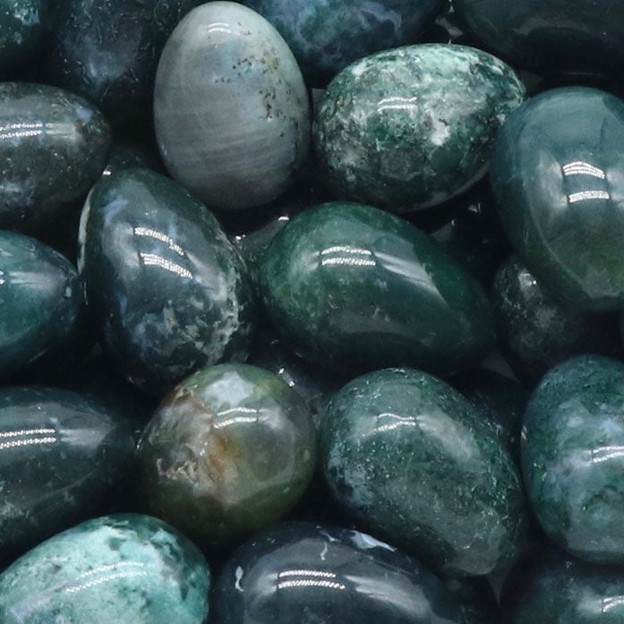 Natural Crystal Colorful Easter Egg Shaped Stone