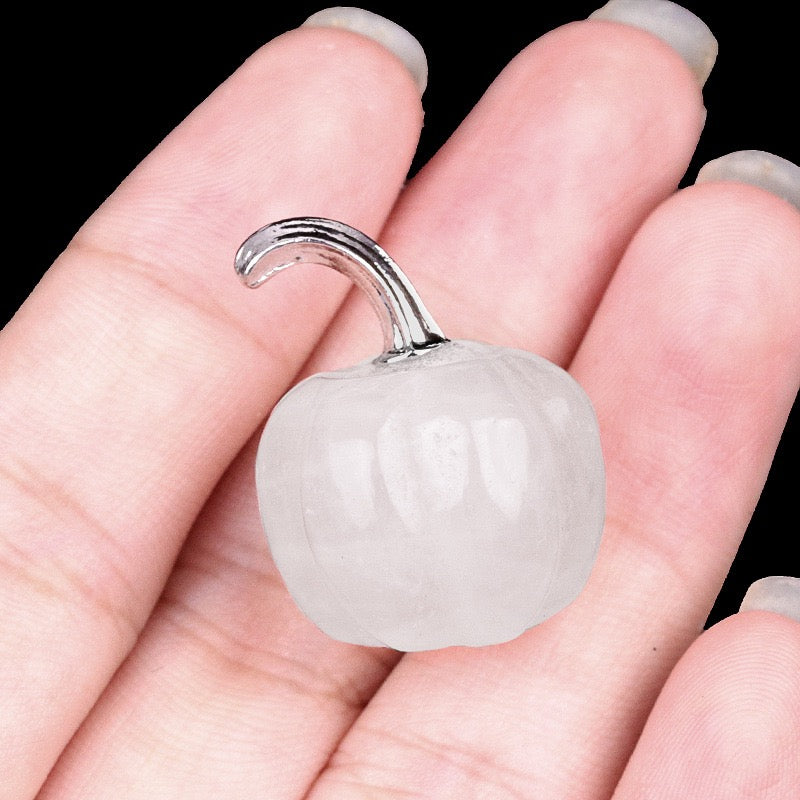 Natural Crystal Carving Mini Pumpkin Gemstone