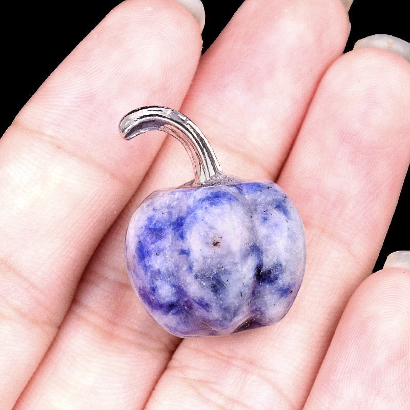 Natural Crystal Carving Mini Pumpkin Gemstone