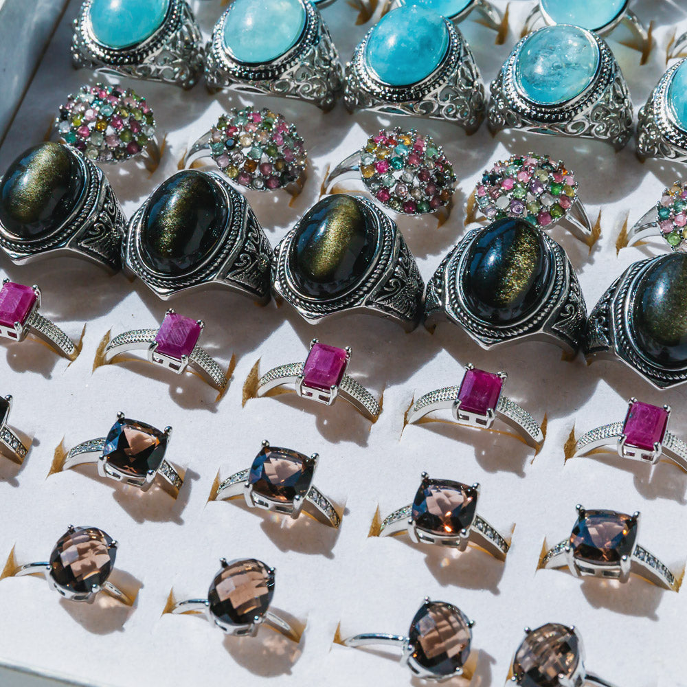 Sparkle Crystal Ring Collection