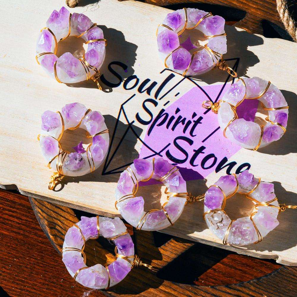 Reikistal Amethyst Pendant