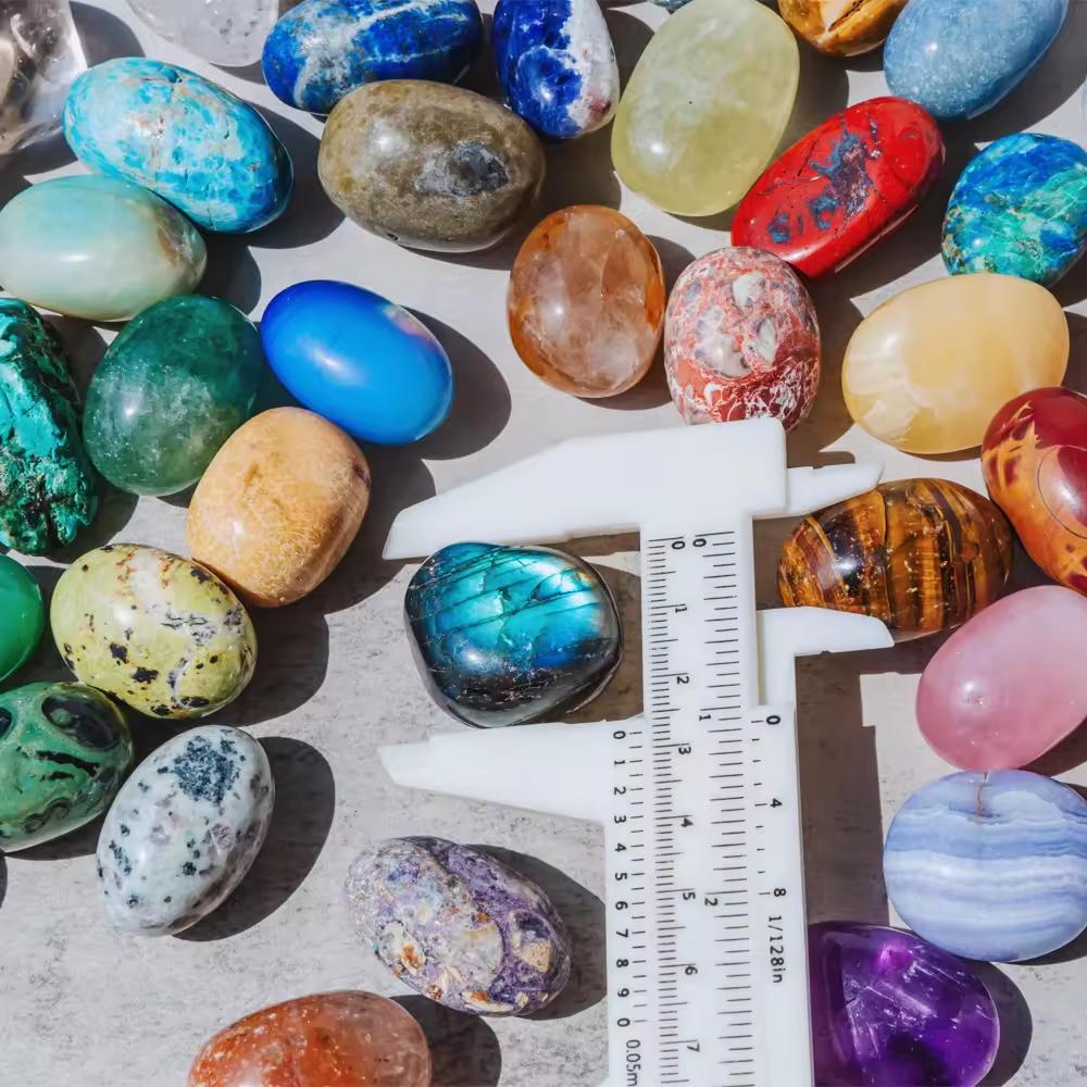 One of Everything Crystal Tumbled Set:20+ Different Tumbled Stone