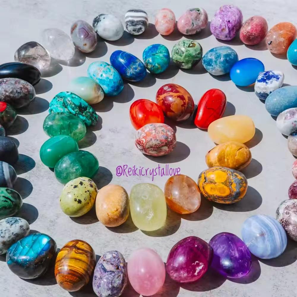 One of Everything Crystal Tumbled Set:20+ Different Tumbled Stone