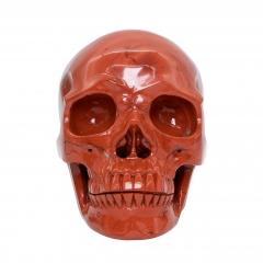 Red Jasper Hollow Out Skull