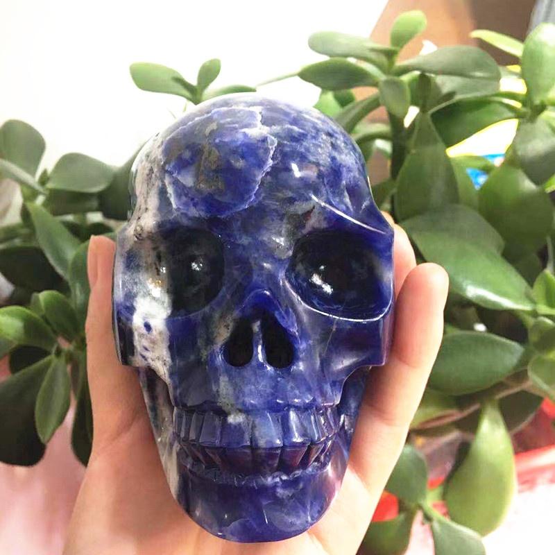 Sodalite Skull