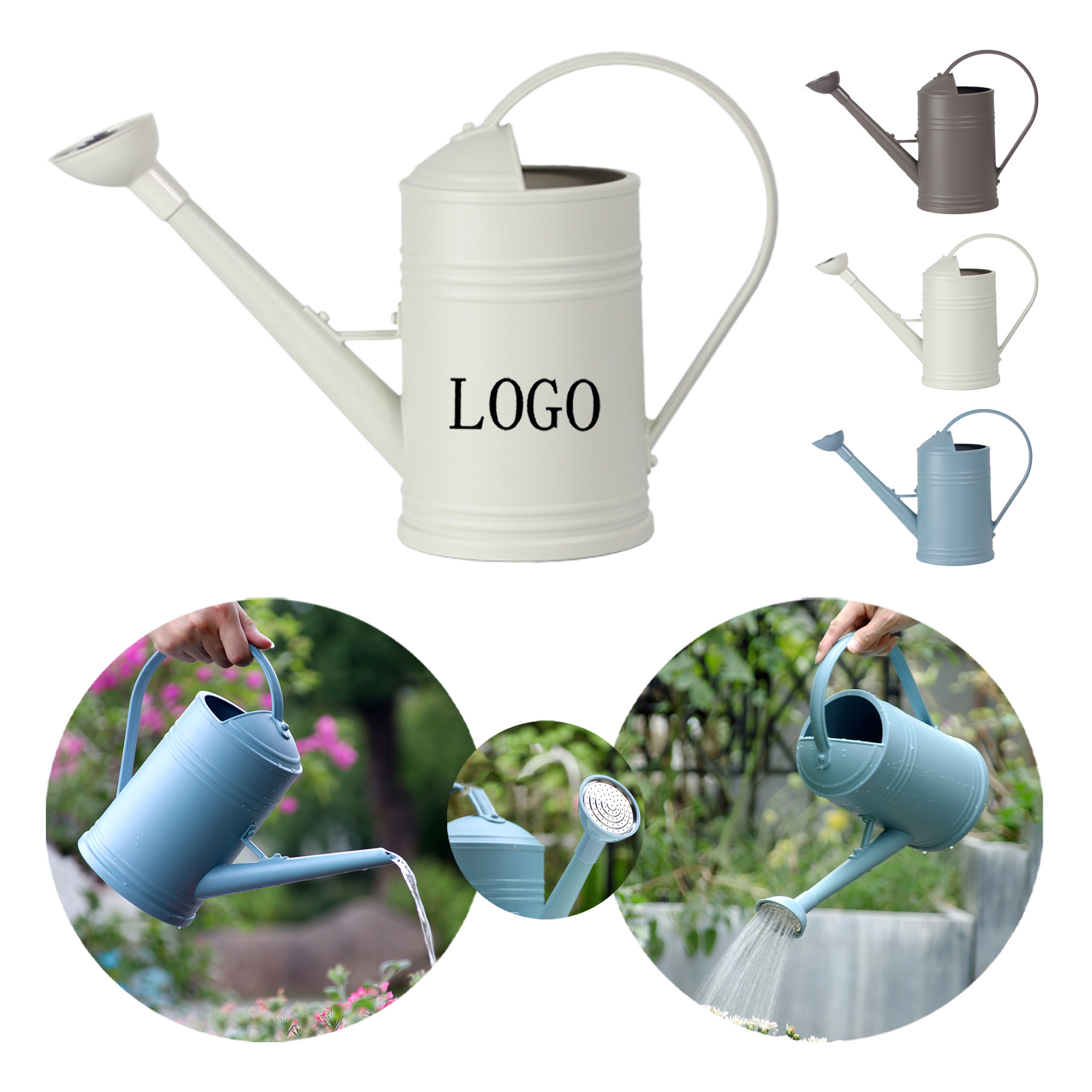 long mouth plastic watering pot