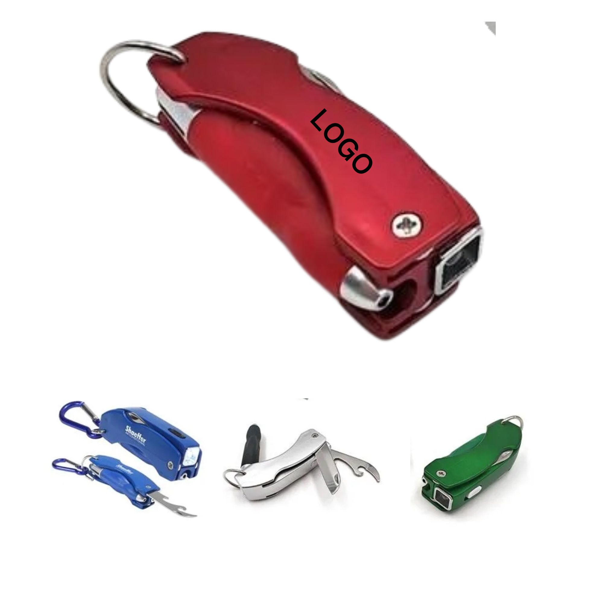 Multi - Tool Carabiner Keychain