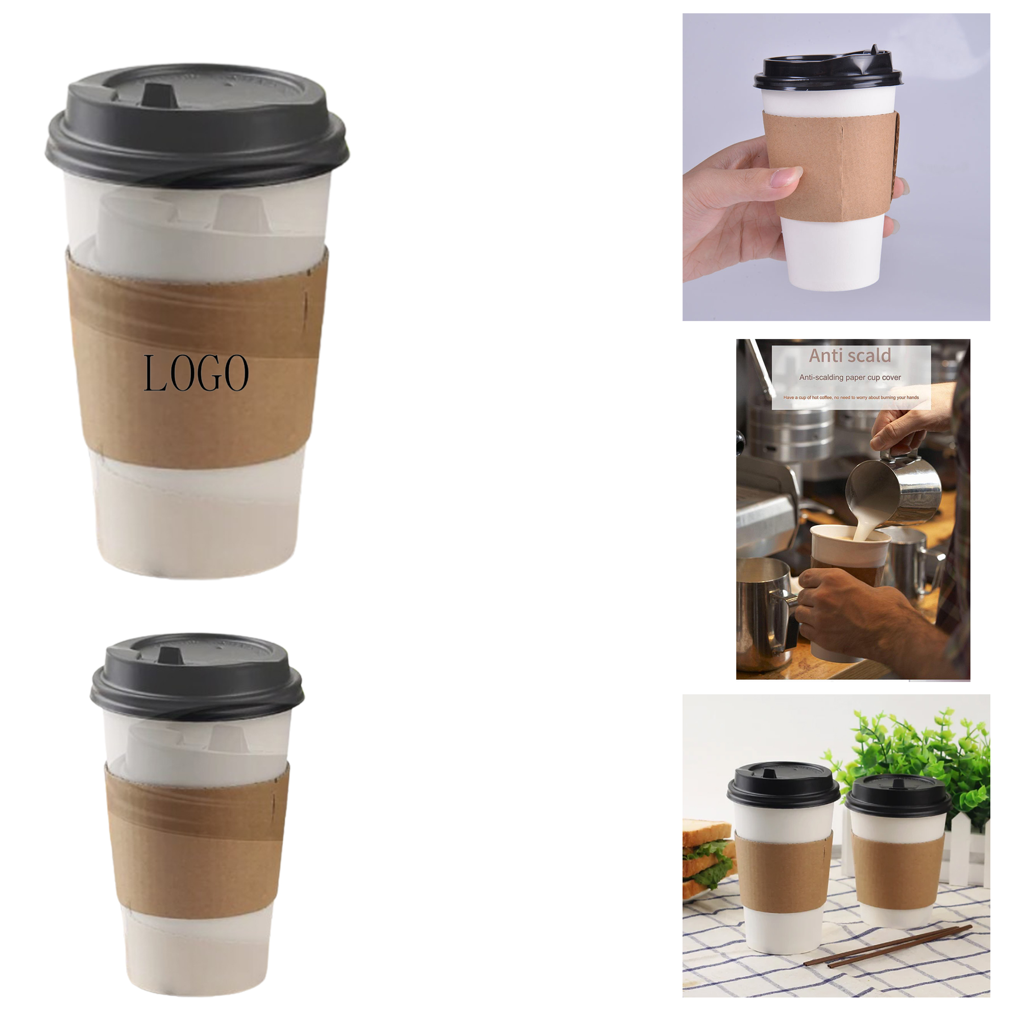 Takeaway coffee paper cup