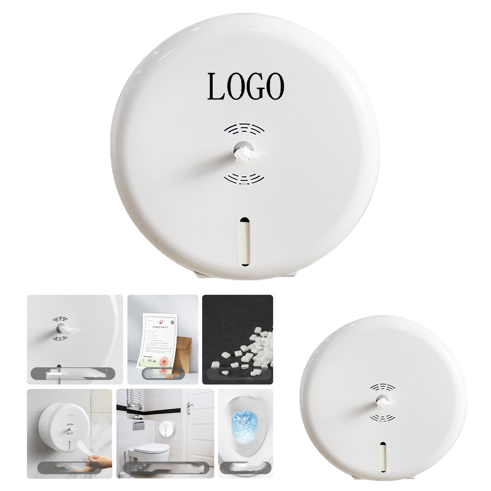 A5 plastic commercial toilet special roll paper box 4.3"x9.3"