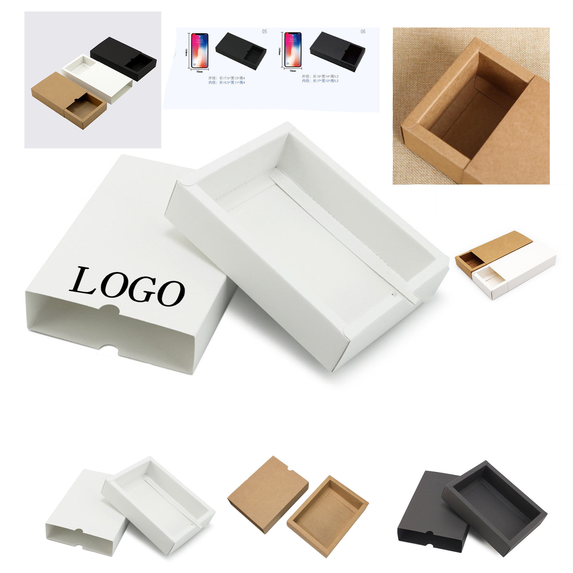 Versatile Premium Kraft Paper Gift Box 