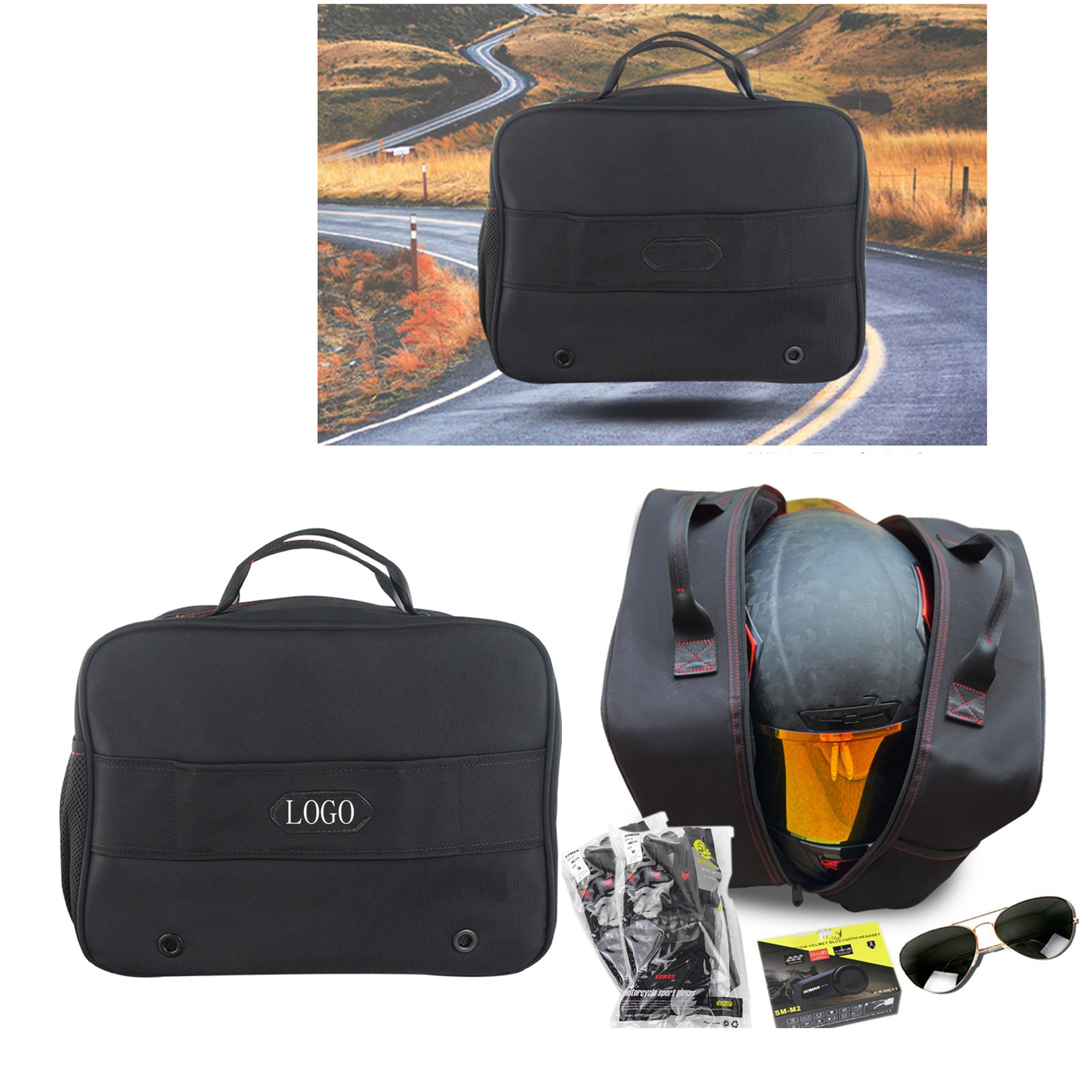 Motorcycle Rear Seat Bag