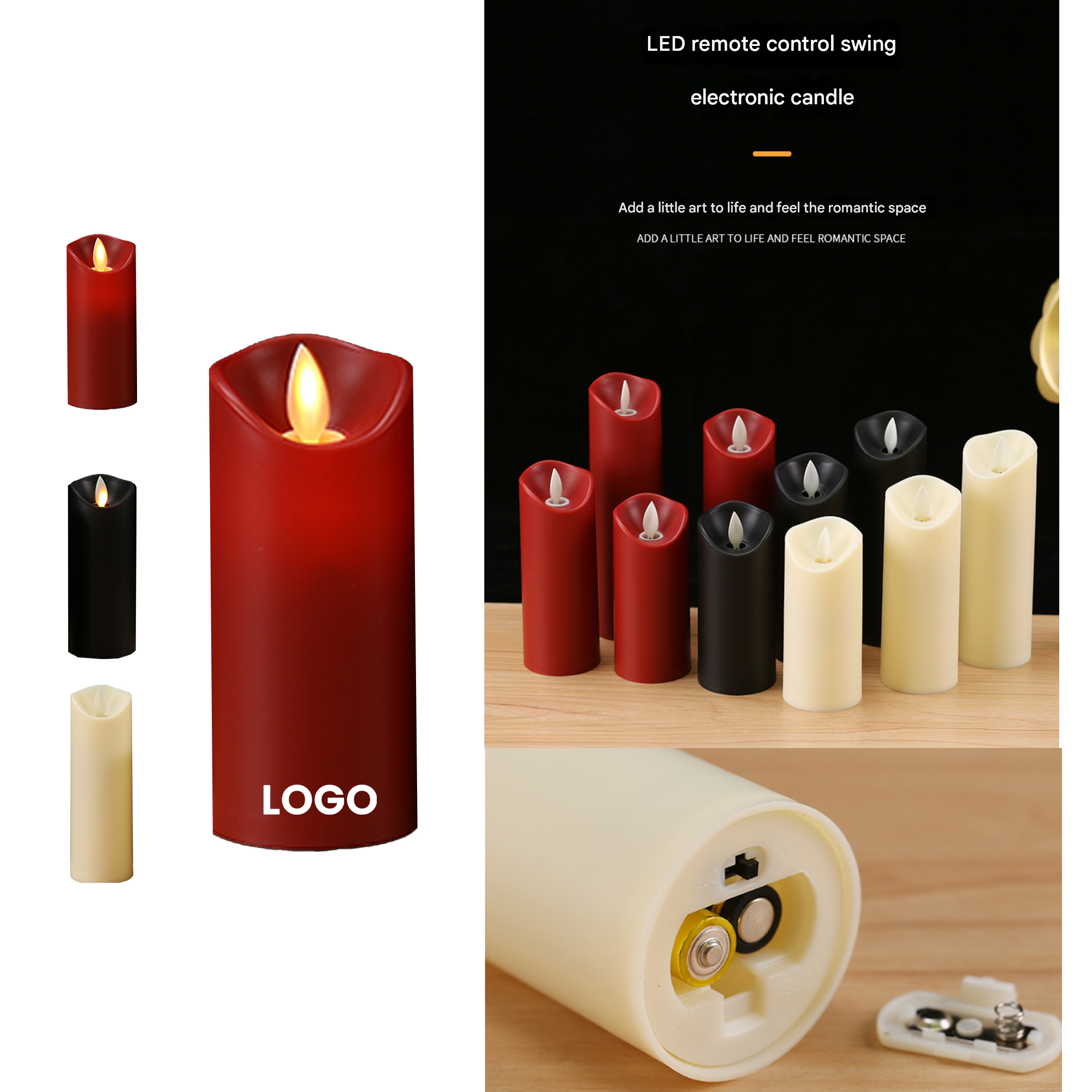 Remote Control Electronic Candle Light