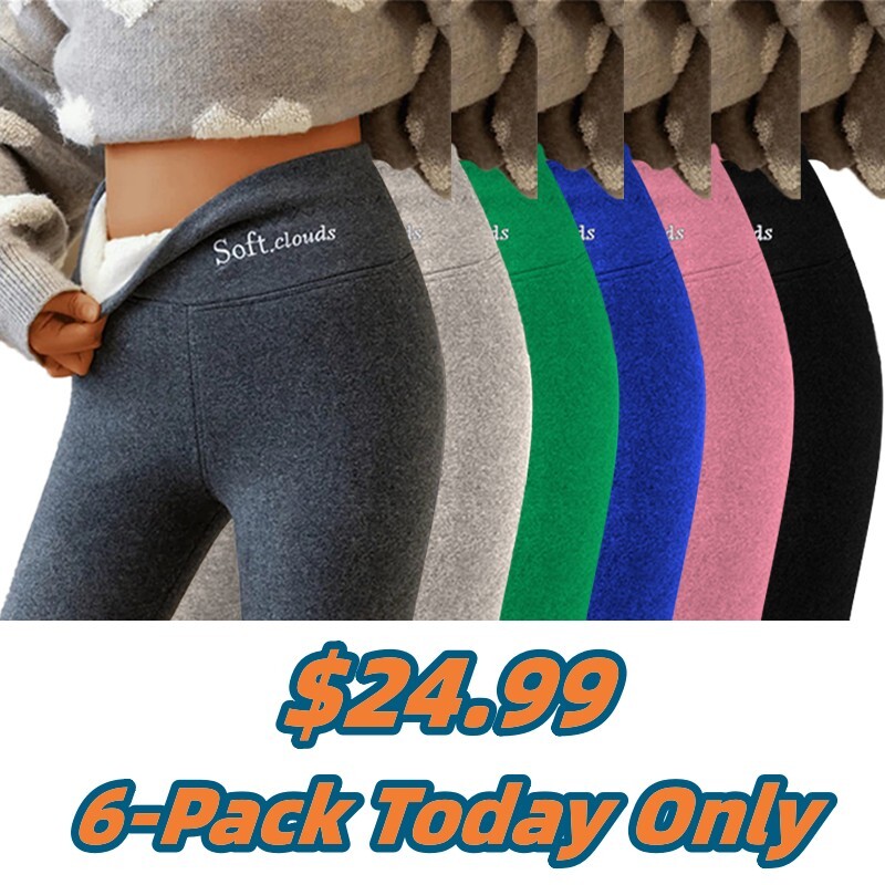 Casual Warm Winter Solid Pants