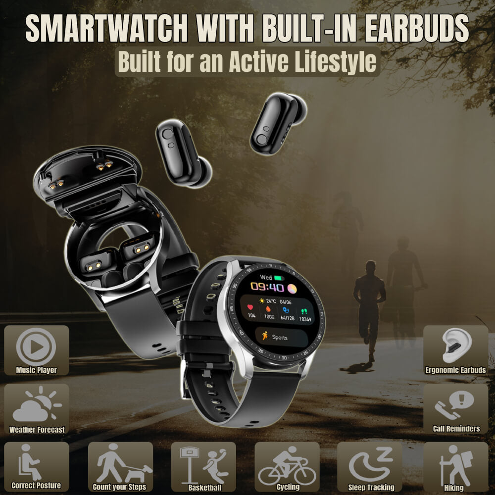 Smartwatch + Earbuds Inside