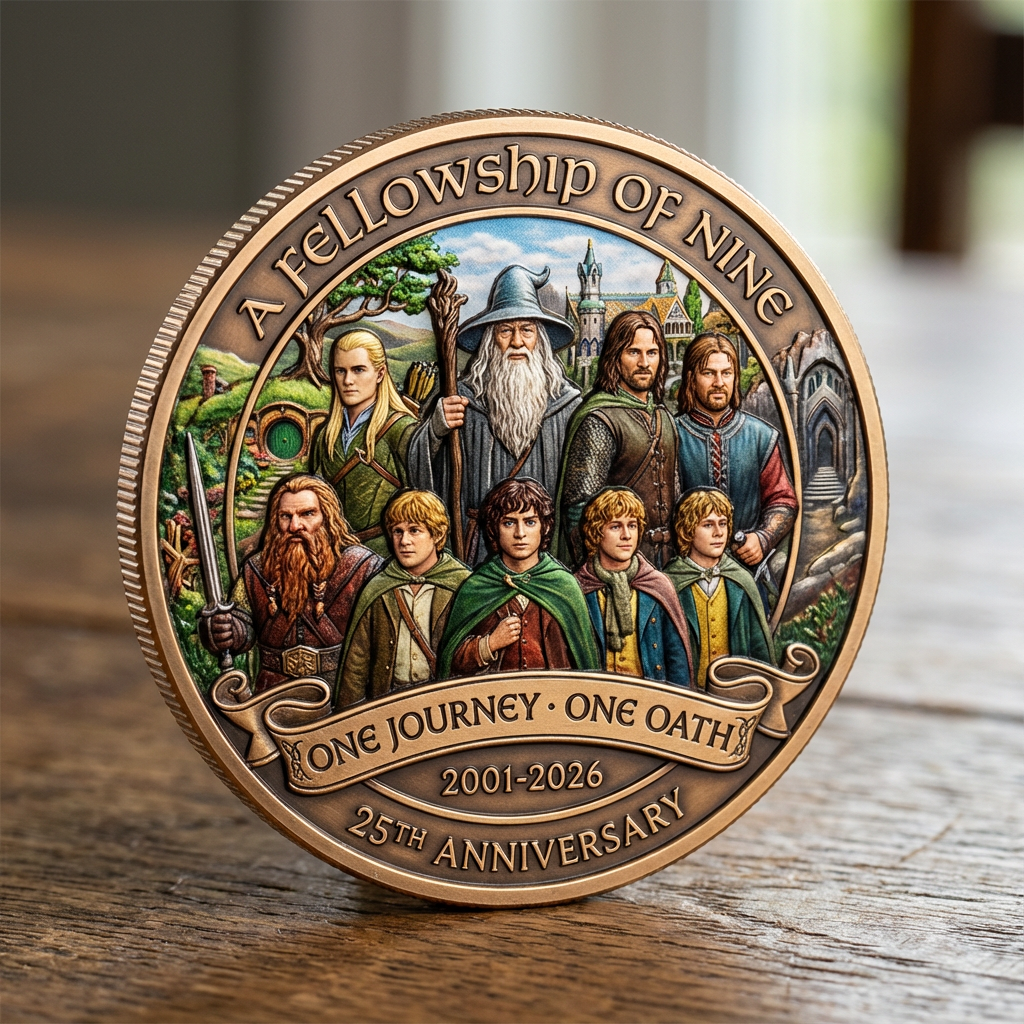 The Lord of the Rings – One Journey, One Ring 25th Anniversary Commemorative Coin (2001–2026)