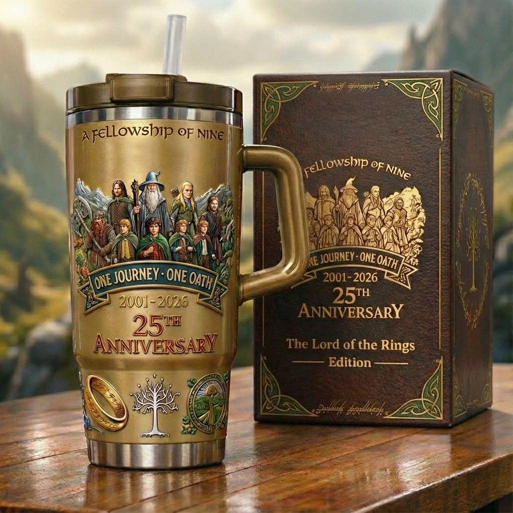 The Lord of the Rings – Fellowship of the Nine 25th Anniversary Tumbler (2001–2026)