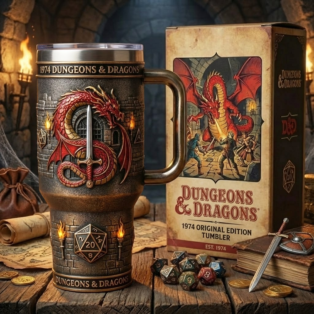Dungeons & Dragons 1974 Commemorative Tumbler