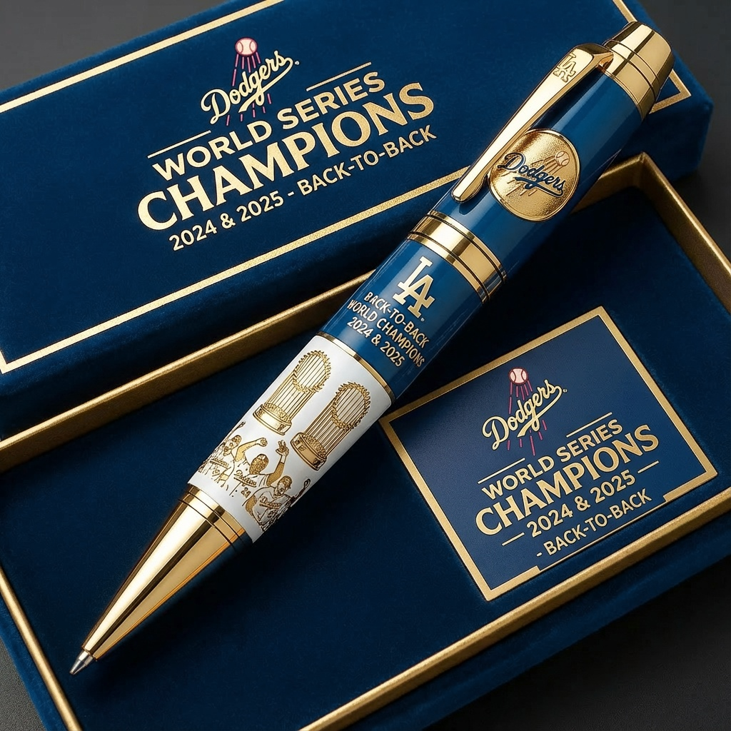 Los Angeles Dodgers Back-to-Back World Series Champions Pen (2024 & 2025)