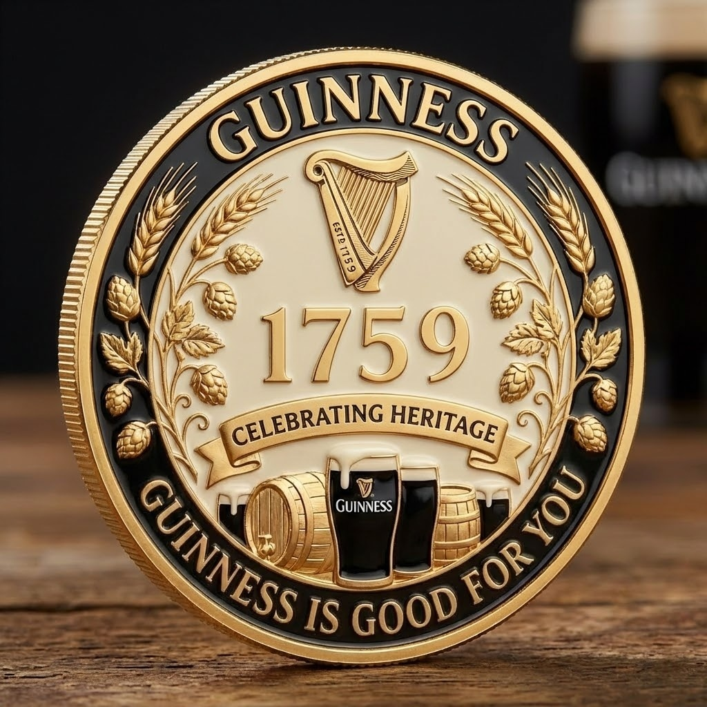 The Guinness ESTD 1759 Heritage Coin