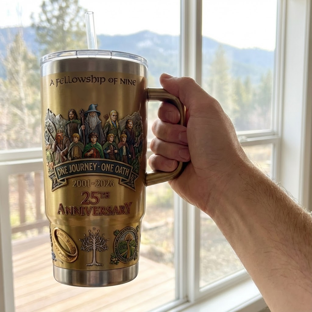 The Lord of the Rings – Fellowship of the Nine 25th Anniversary Tumbler (2001–2026)