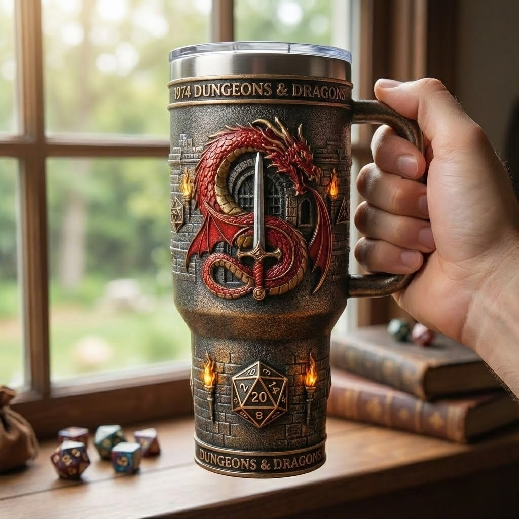 Dungeons & Dragons 1974 Commemorative Tumbler