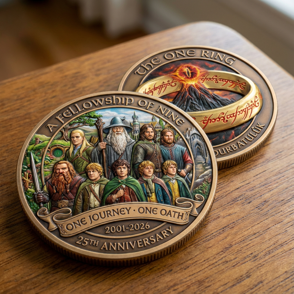 The Lord of the Rings – One Journey, One Ring 25th Anniversary Commemorative Coin (2001–2026)