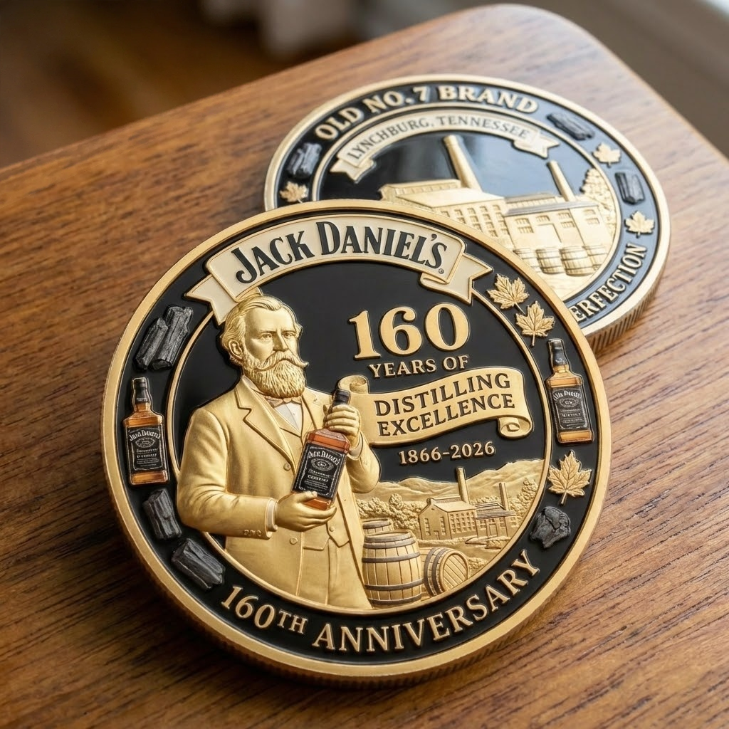 The Jack Daniel’s 160th Anniversary Challenge Coin