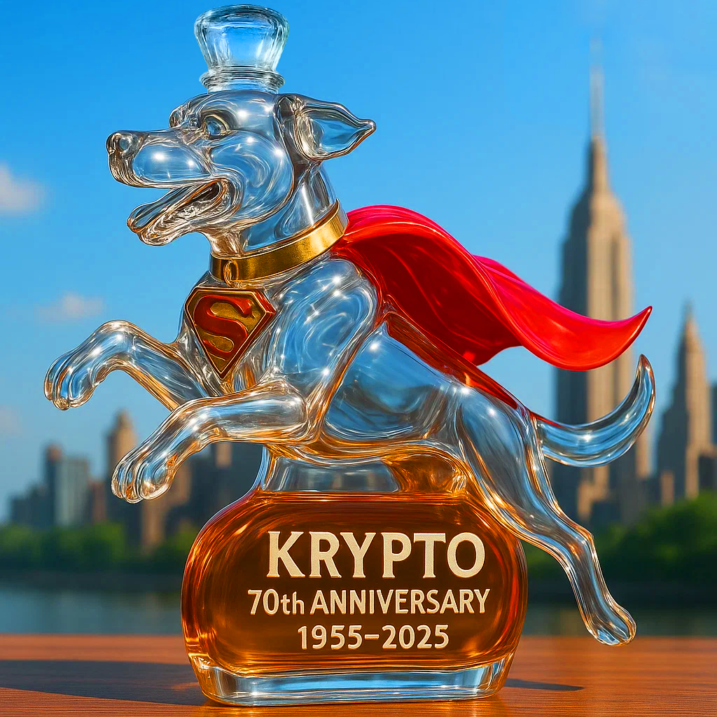 Krypto 70th Anniversary Whiskey Decanter