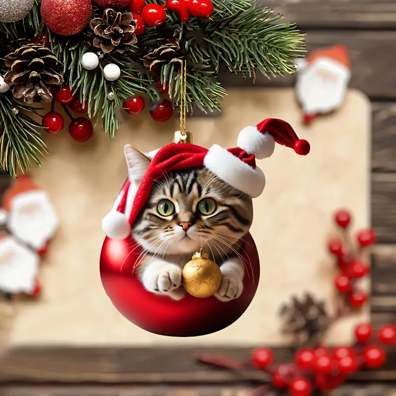 Cat Christmas Ornaments