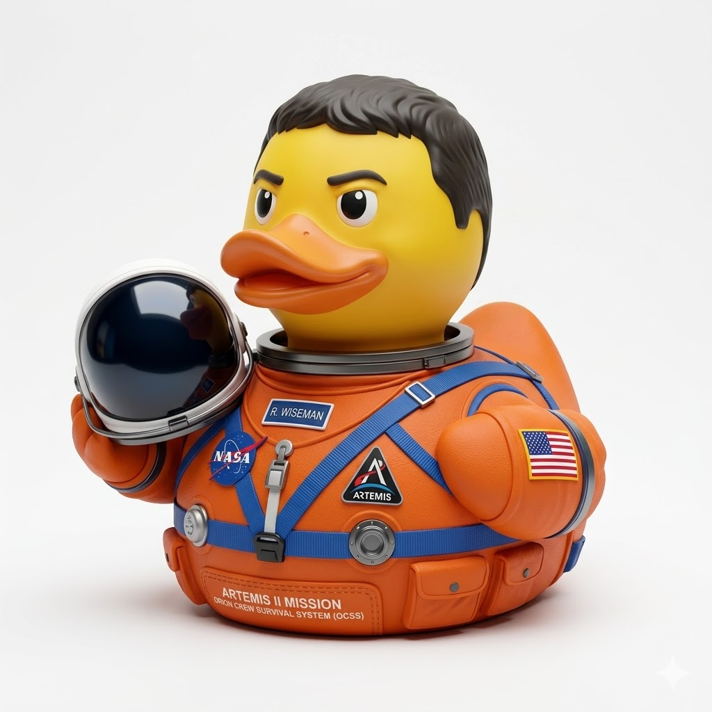 Artemis II Crew: 2026 Launch Commemorative Ducks