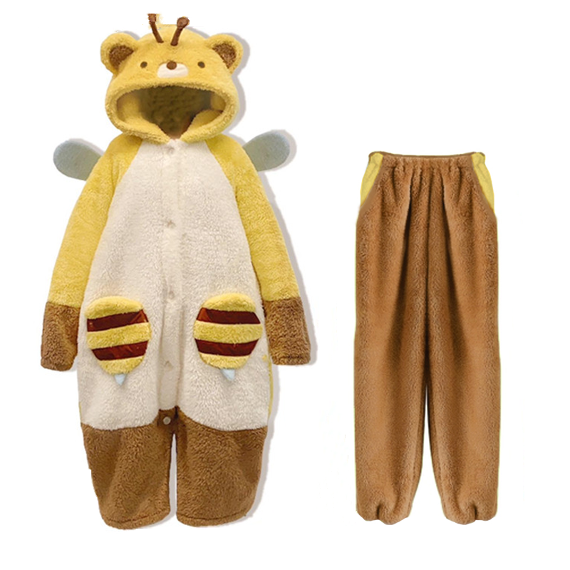 HONEY B Teddy Bear Pajama Set 1ea