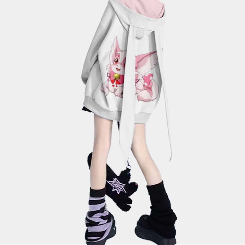 Modakawa kawaii bunny hoodie new arrivals