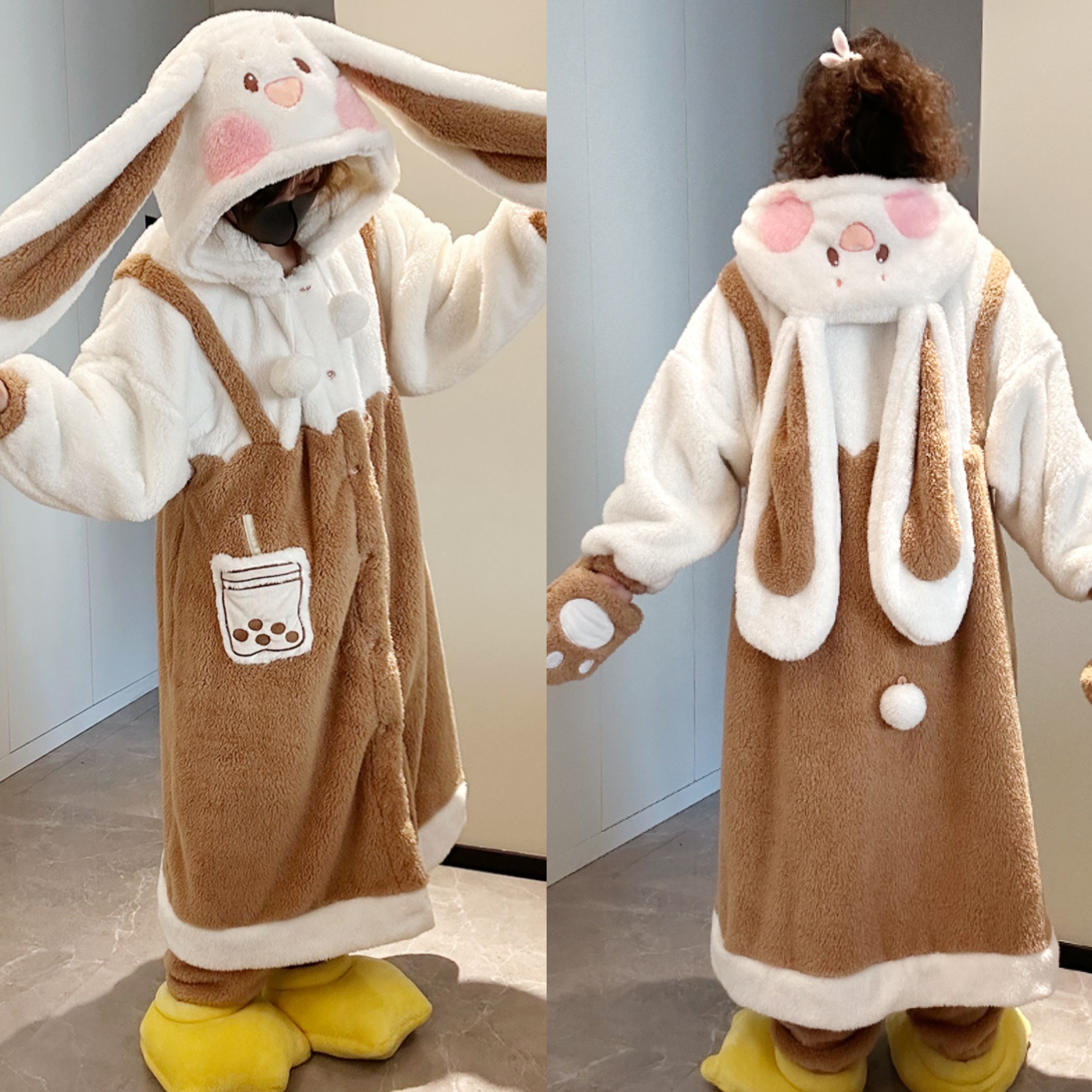 Cute bunny pjs hot sale