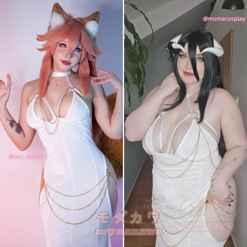 sexy halter hollow out backless chain fishtail lingerie dress Sexy Halter Hollow Out Backless Chain Fishtail Dress MODAKAWA