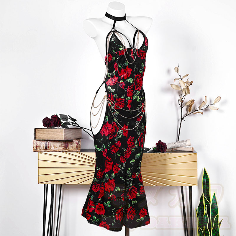 brown fall dress Dark Amber 11 designed with a chic Women's Graduation Dresses base_color:black Style:WL2613598-JYP077MAR-632