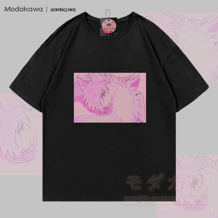 MODAKAWA X genericcanis Character Fox Graphic 100% Cotton T-shirt - Black - 5XL - image 2