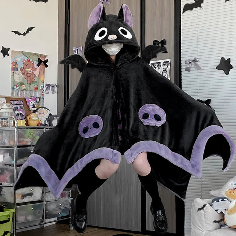 Japanese Bat Bandage Lingerie Set Anime Lolita Wings Gothic Lace