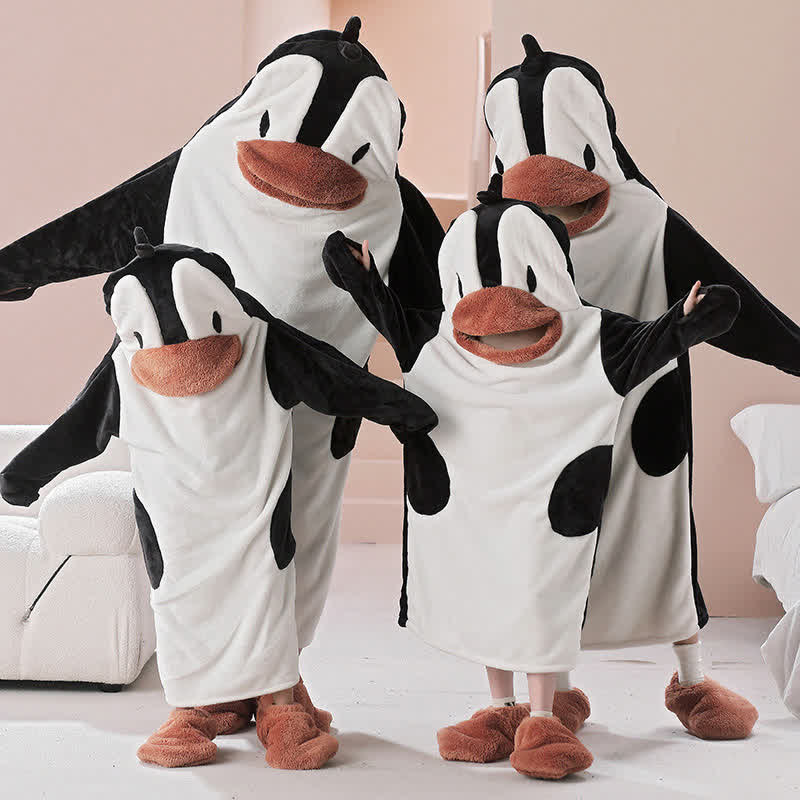 Penguin matching family online pajamas