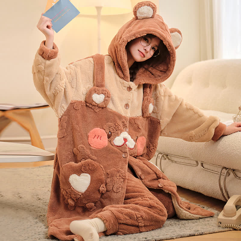 Modakawa outlet bear hoodie