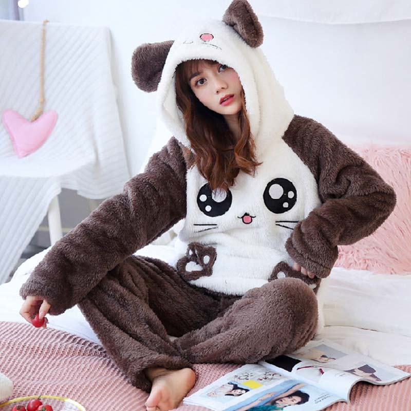 Cute Hooded Bunny Ear Cat Pyjama