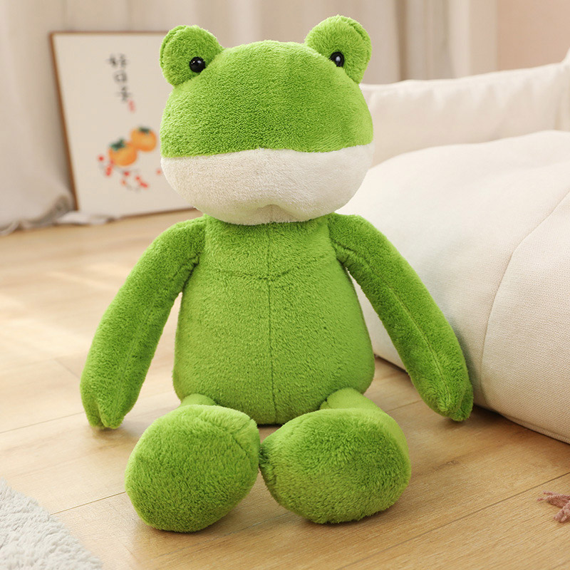 thinkstar Soft Frog Stuffed Animal,Cute Frog Plush Toy,Long-Leg Plush Frog  Doll,Adorable Stuffed