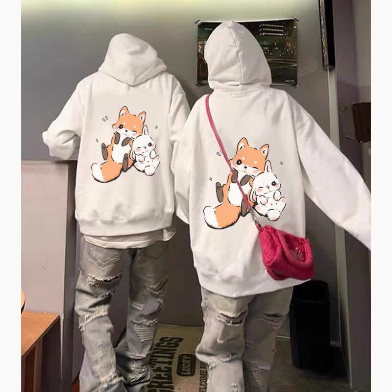 Modakawa kawaii 2025 bunny hoodie