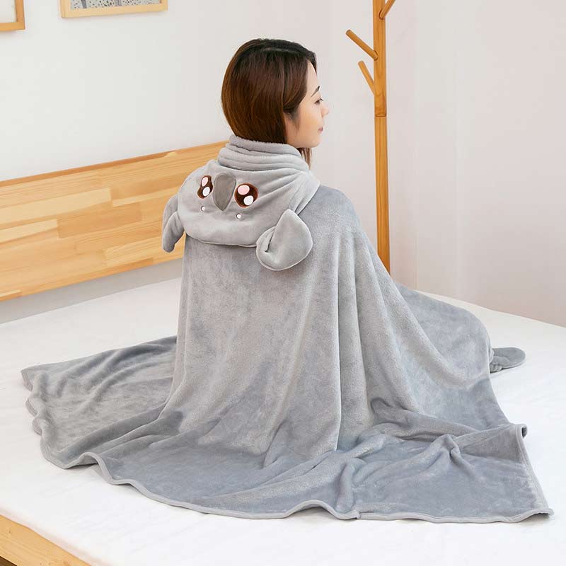 Shark Blanket Adult Wearable Cosplay Hooded Easter Pajama Home Animal  Sleeping