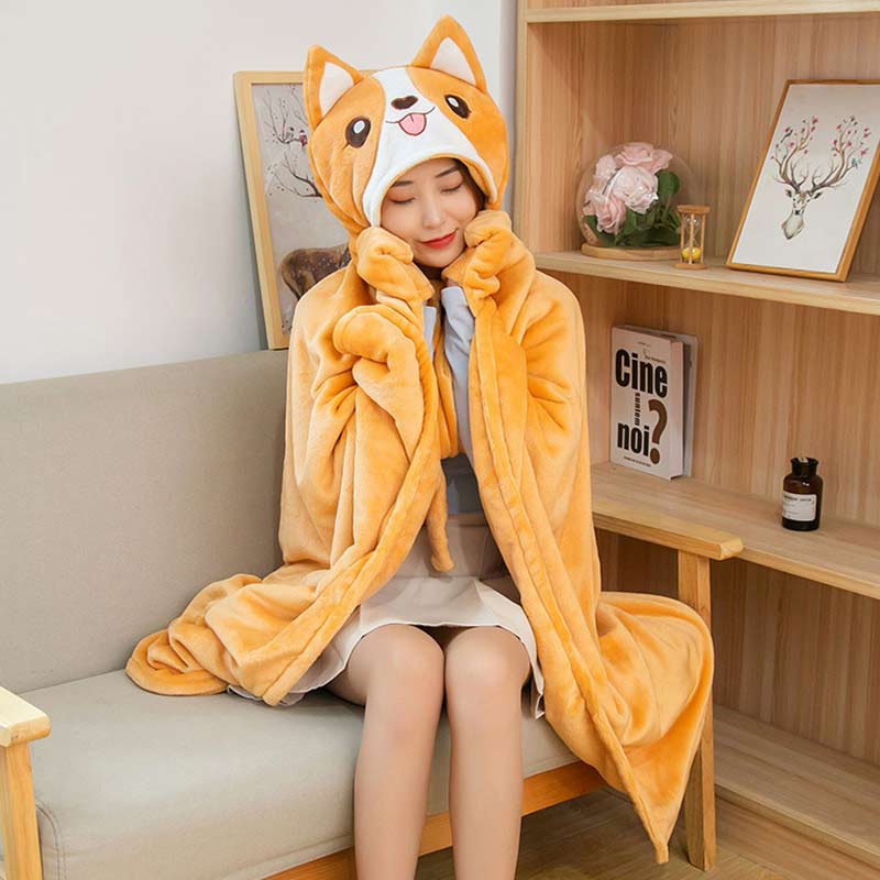 Hooded best sale blanket animal