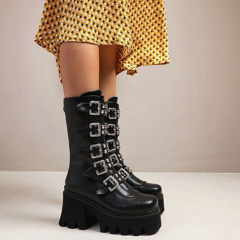 punk platform boots