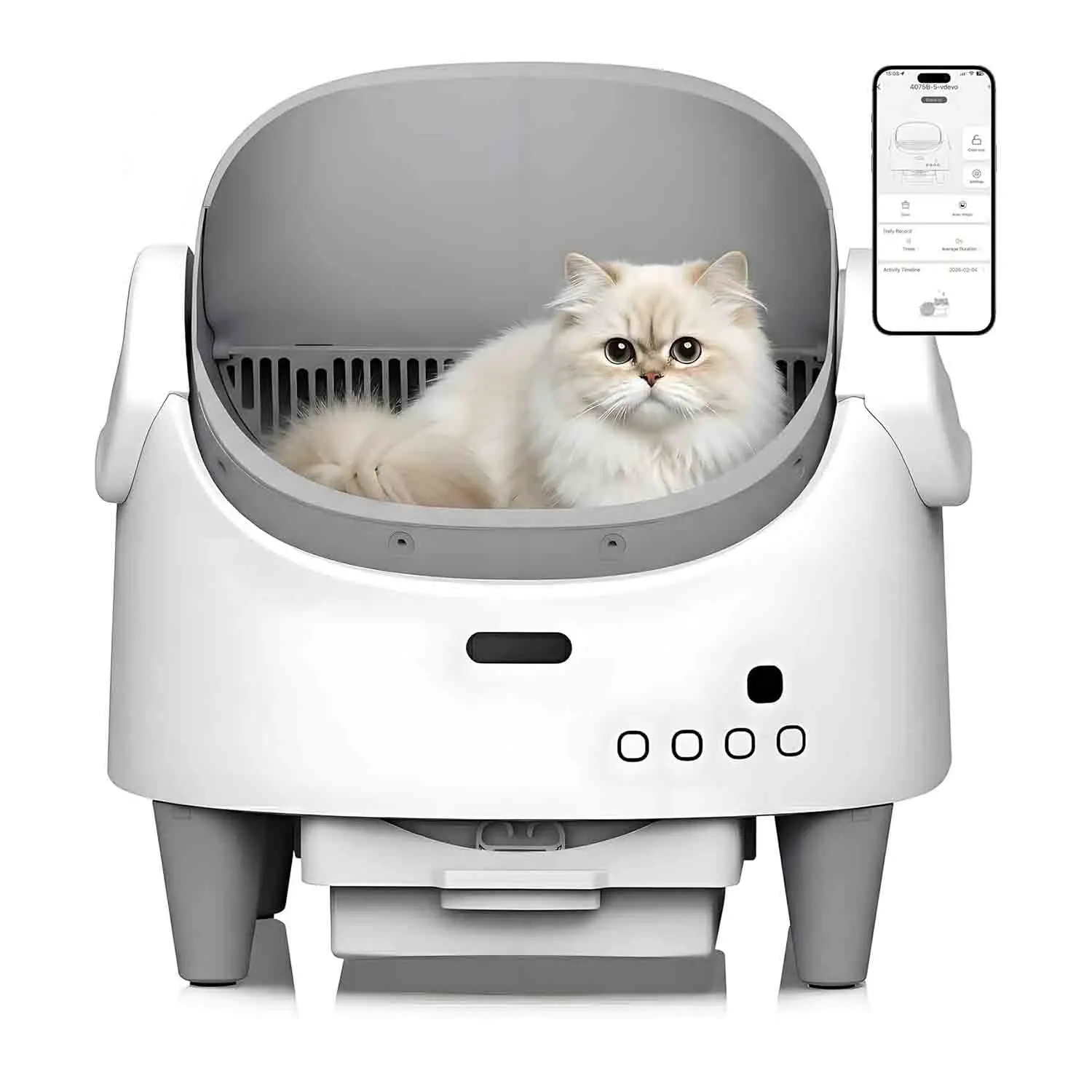 Automatic Self-Cleaning Cat Litter Box