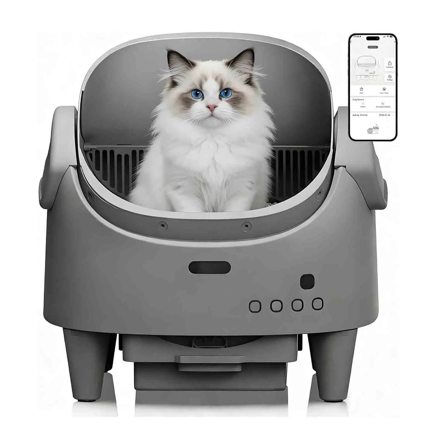 Automatic Self-Cleaning Cat Litter Box