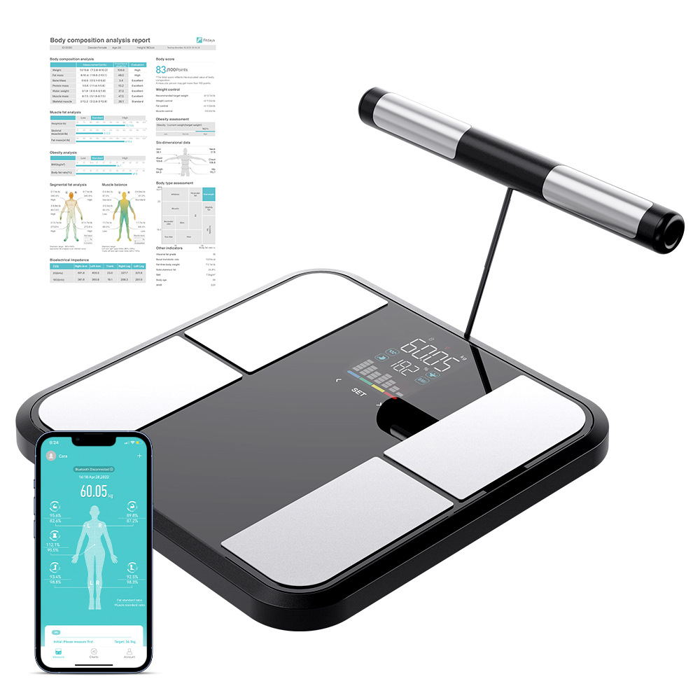 Digital 8-Electrode Smart Bathroom Scale