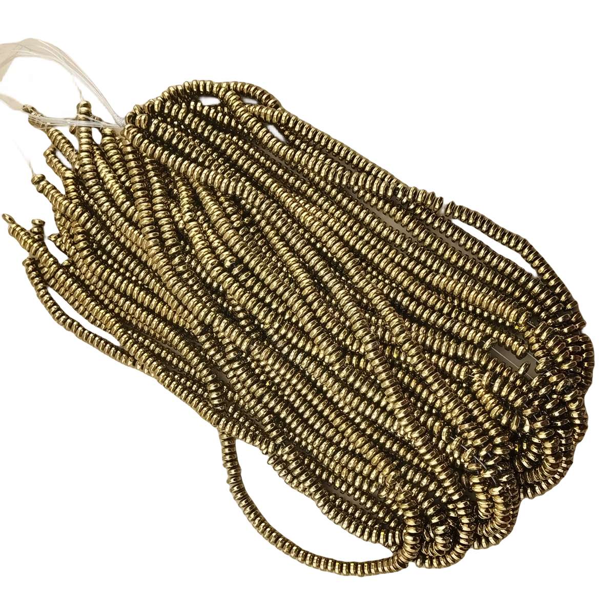 Loose Hematite Disc Beads 6X3MM for Making Jewelry -No Magnetic Approx 40ccm  & 138PCS