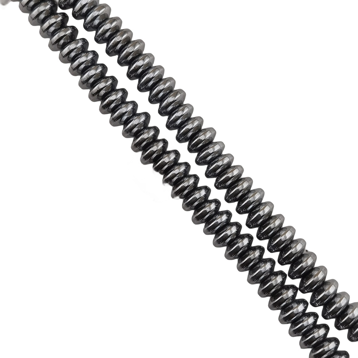 Loose Hematite Disc Beads 6X3MM for Making Jewelry -No Magnetic Approx 40ccm  & 138PCS